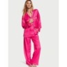 Pyjama long en satin, pyjama femme lisse et soyeux