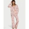 Pyjama long en modal fleuri