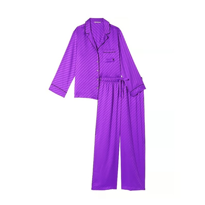 Pyjama long Victoria's Secret en satin, lisse et doux