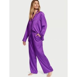 Pyjama long Victoria's Secret en satin, lisse et doux