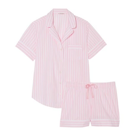 Pyjama en coton Pyjama court femme avec boutons