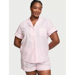 Pyjama en coton Pyjama court femme avec boutons