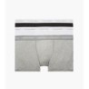 Lot de 3 shorts grandes tailles, gris chiné - coton stretch