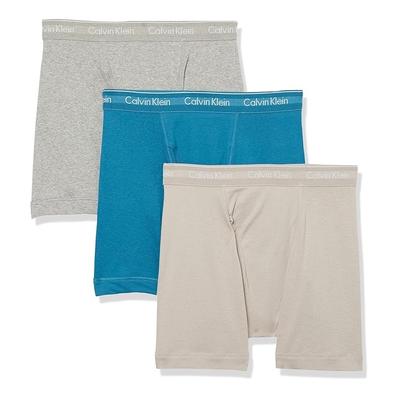 Calvin Klein Lot de 3 boxers en coton classiques pour homme