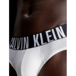 Lot de 3 slips Calvin Klein - Intense Power, noir, blanc et gris