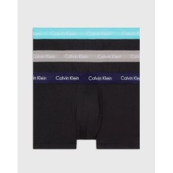 Slip en coton stretch avec ceinture à logo coloré