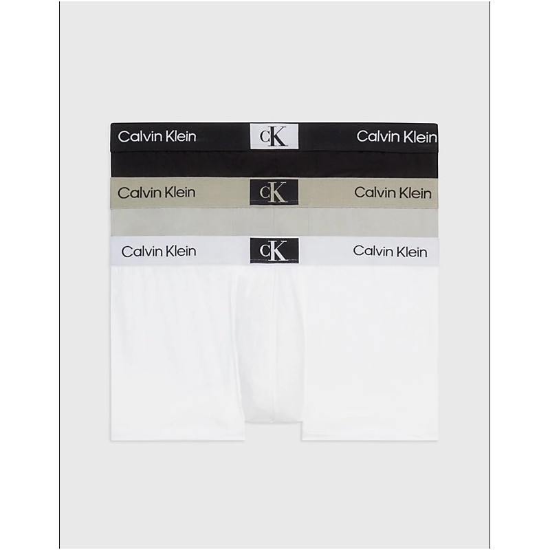 CK96 Lot de 3 boxers classiques en coton pour hommes