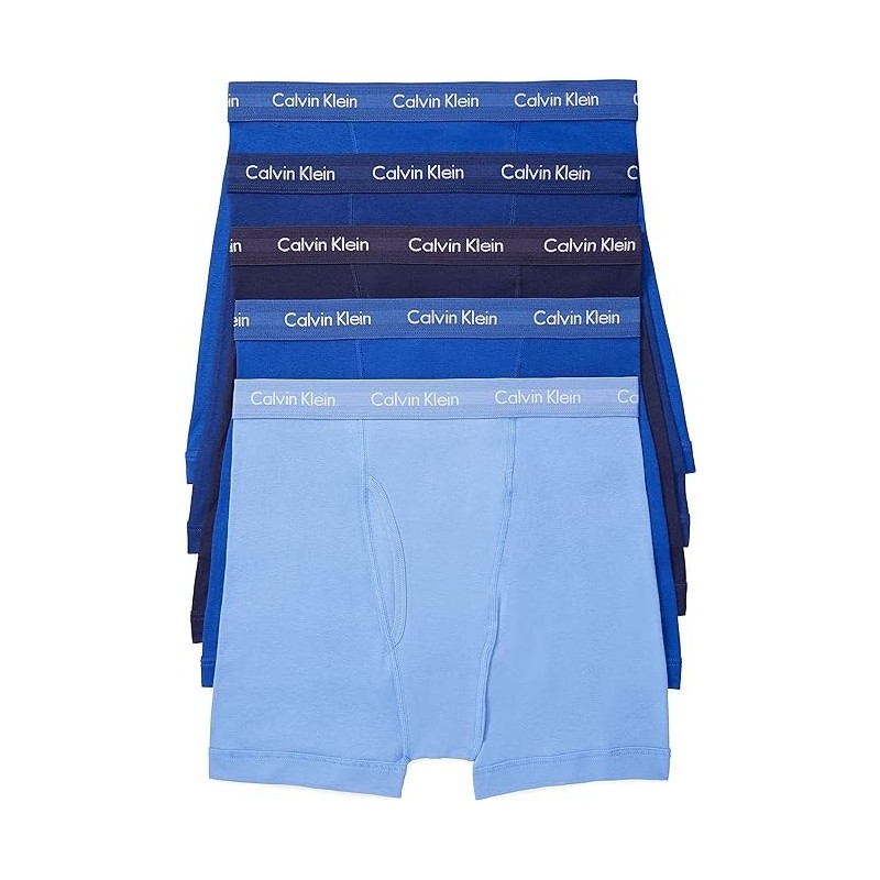 Calvin Klein Lot de 5 boxers classiques en coton pour homme