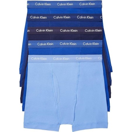 Calvin Klein Lot de 5 boxers classiques en coton pour homme