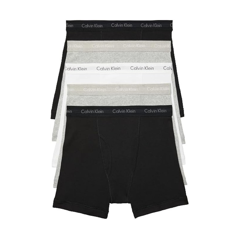 Calvin Klein Lot de 5 boxers en coton stretch pour homme