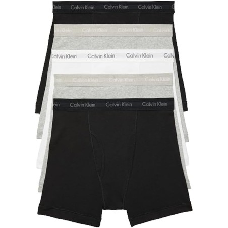 Calvin Klein Lot de 5 boxers en coton stretch pour homme