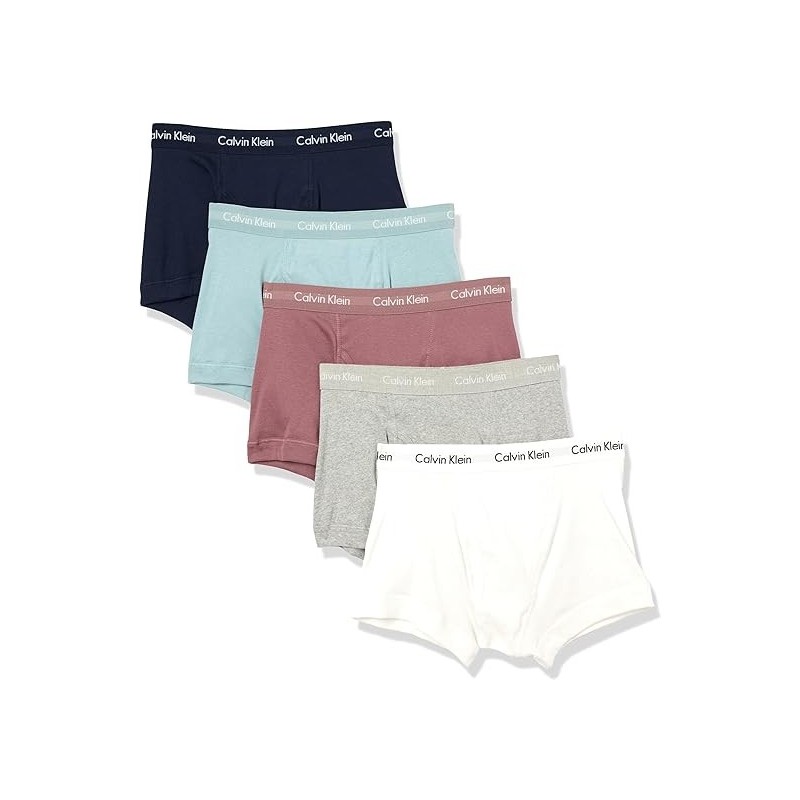 Calvin Klein Lot de 5 boxers classiques en coton pour hommes