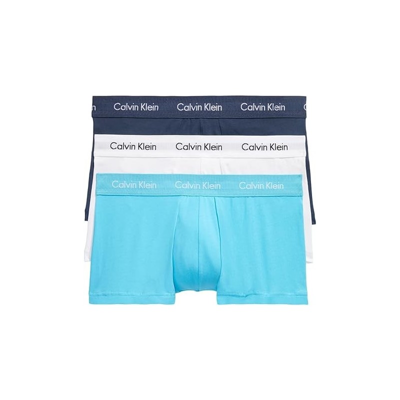 Calvin Klein Lot de 3 boxers taille basse en coton stretch pour homme