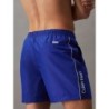 Short de bain homme avec cordon de serrage - Bande logo