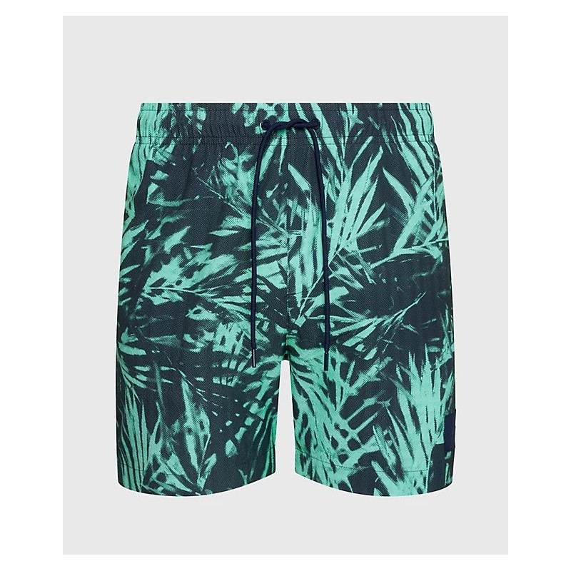 Calvin Klein Short de bain à cordon de serrage - CK Prints