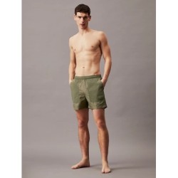 Short de bain Ripstop avec cordon de serrage pour hommes