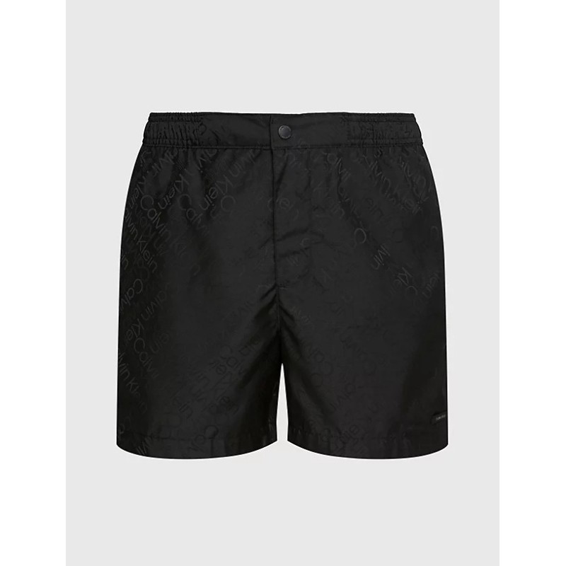 Short de Bain Ajusté Homme - CK Noir