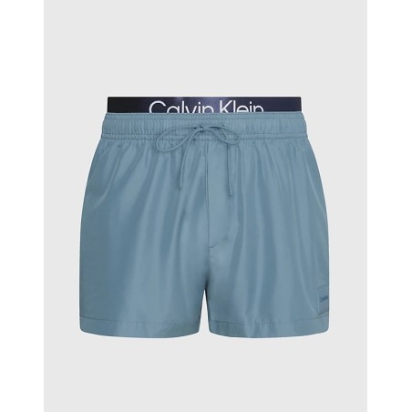 Short de Bain Double Ceinture Homme - CK Steel