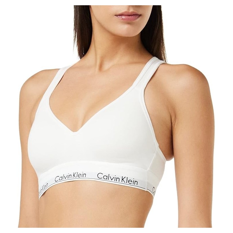 Soutien-gorge triangle femme Calvin Klein blanc