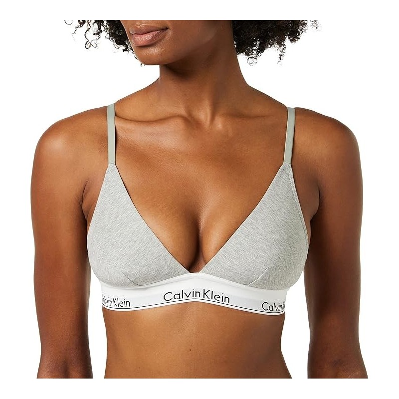 Calvin Klein Soutien-gorge triangle moderne en coton pour femme