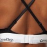 Calvin Klein Soutien-gorge triangle moderne en coton pour femme Noir