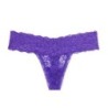 String dentelle violet avec laçage, culotte Victoria's Secret