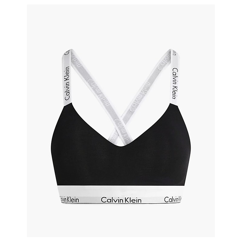 Calvin Klein Girls Bralette Noir - Coton Moderne