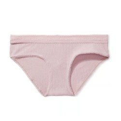 Slip hanches en coton avec ceinture en dentelle et logo