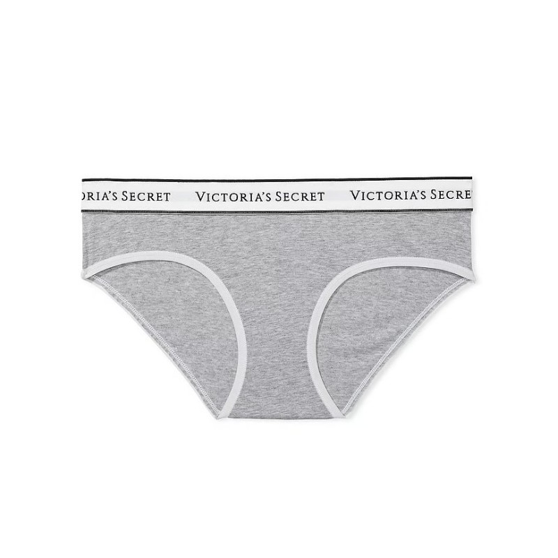 Victoria's Secret - Slip hipster en coton à logo