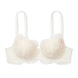 Soutien-gorge corbeille légèrement doublé avec broderie florale bohème