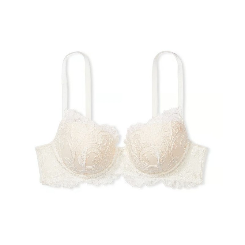 Soutien-gorge corbeille légèrement doublé avec broderie florale bohème