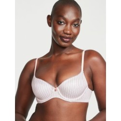 Soutien-gorge corbeille légèrement doublé en dentelle lisse