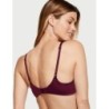 Soutien-gorge corbeille rouge vin doux et soyeux