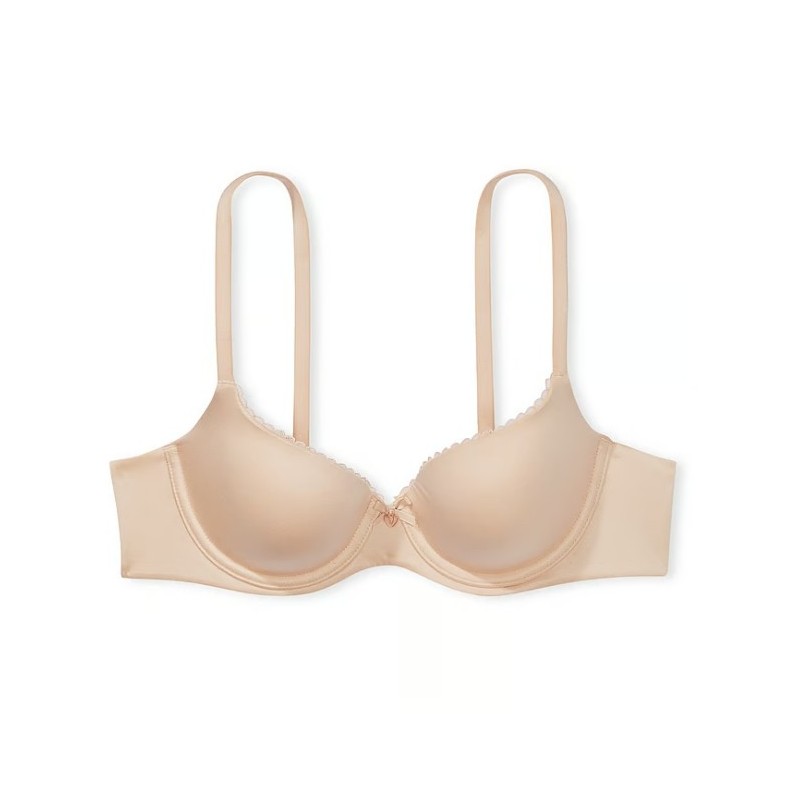 Soutien-gorge demi-bonnet soyeux et sans coutures