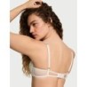 Soutien-gorge push-up broderie marguerite